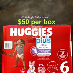 Huggies little movers size 6 plus