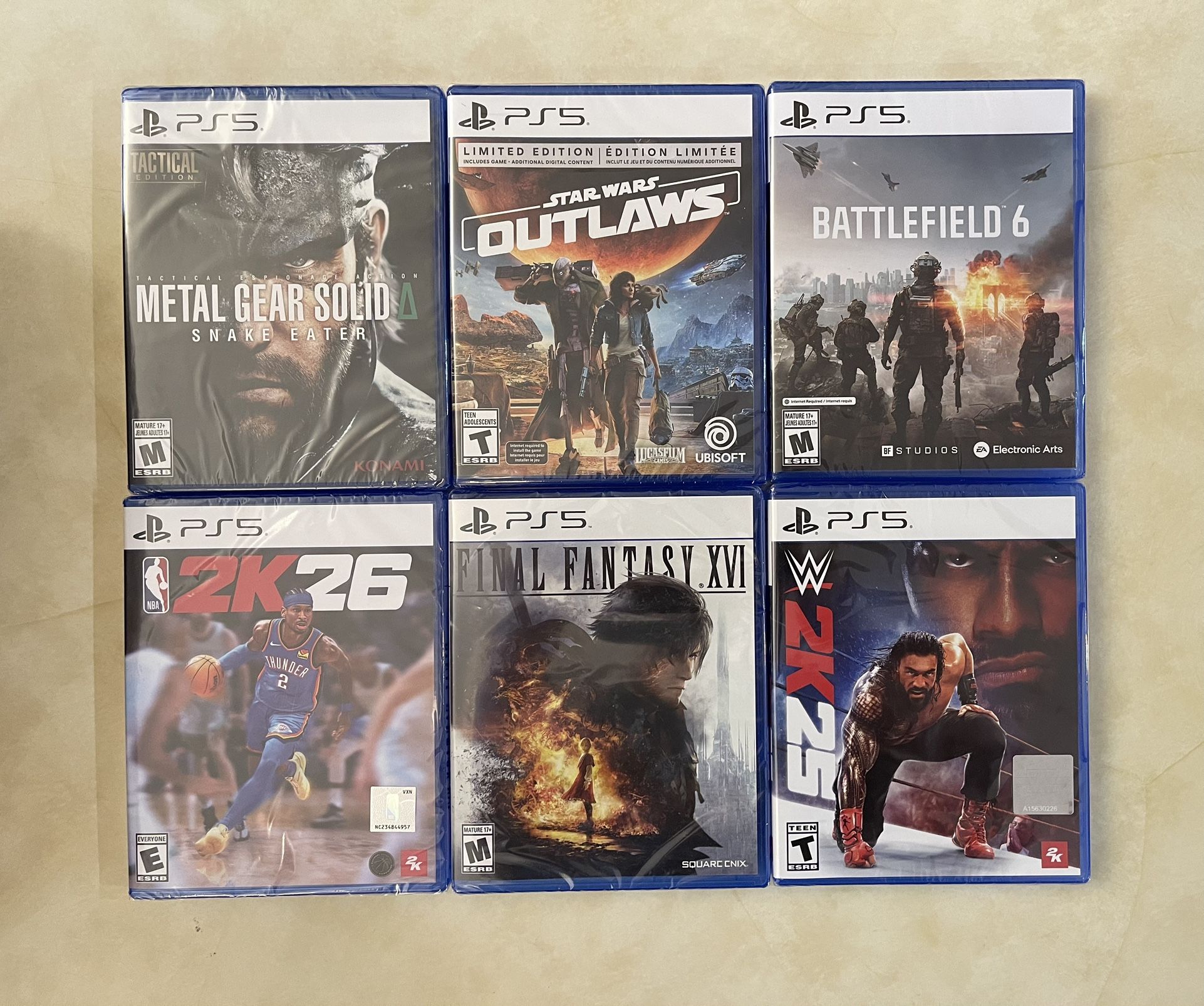 Sony PlayStation 5 (PS5) Brand NEW Games For You!! $45 Each