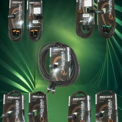 Dmx  Cables Diferent Sizes