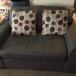 Loveseat with ottoman
