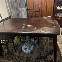 Brown Wooden Table