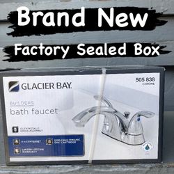 Glacier Bay Builders Bath Faucet In Chrome Finish.