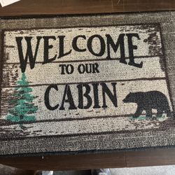 Cabin Welcome Door Mat 