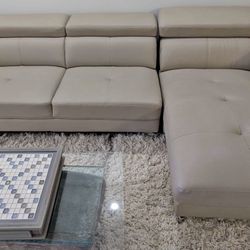Leather Sofa L. Price Including Delivery 