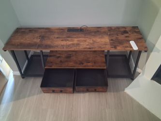 TV stand with led lights