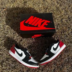 Jordan 1 Low “Black Toe”