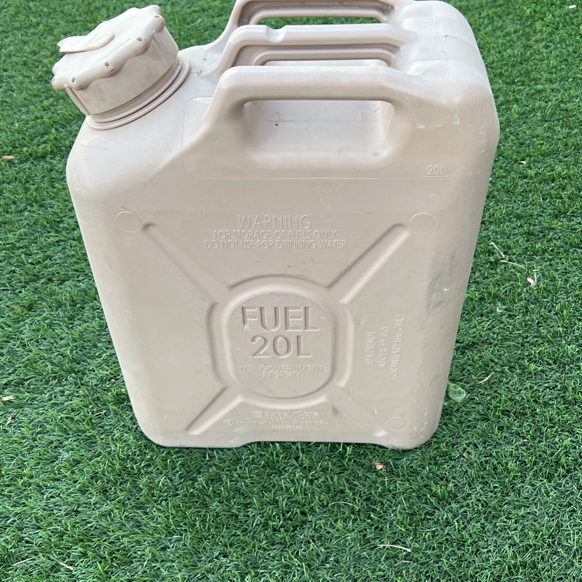 Jerry Jug Fuel Canister 20L Capacity