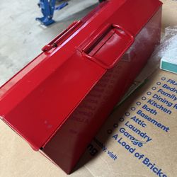 Vintage Heavy Metal Tool Box 