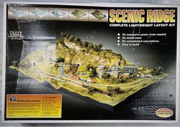 N Scale Model Train ‘Scenic Ridge’ Layout Kit