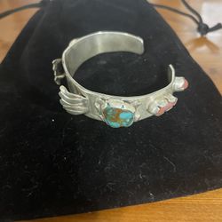 Silver Native American Watchband