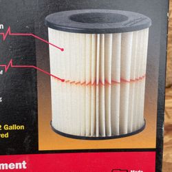 Craftsman replacement pleated paper filter Part number 917809