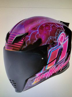 Icon Airflite Synthwave Full FaceTime Helmet for Sale in Chula