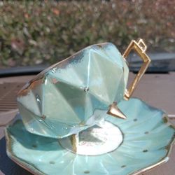 Art Deco Footed Tea Cup