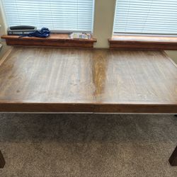 Large Wooden Dinner Table