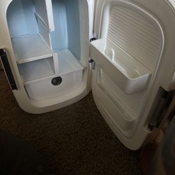Mini Beauty Skincare Fridge w/ Mirror Door – Works Perfectly