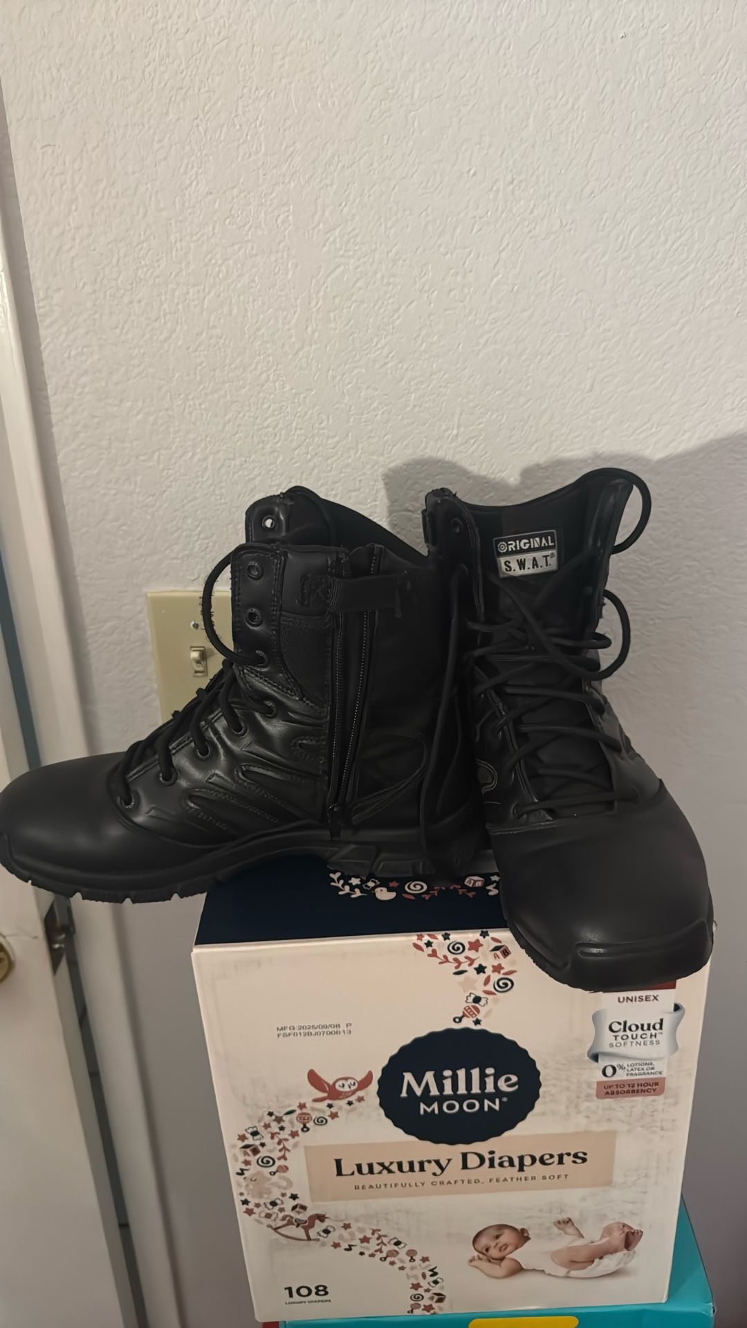 Non Steel Toe Black Work Booth Size 10