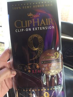 Beautiful true deep red human hair extensions!