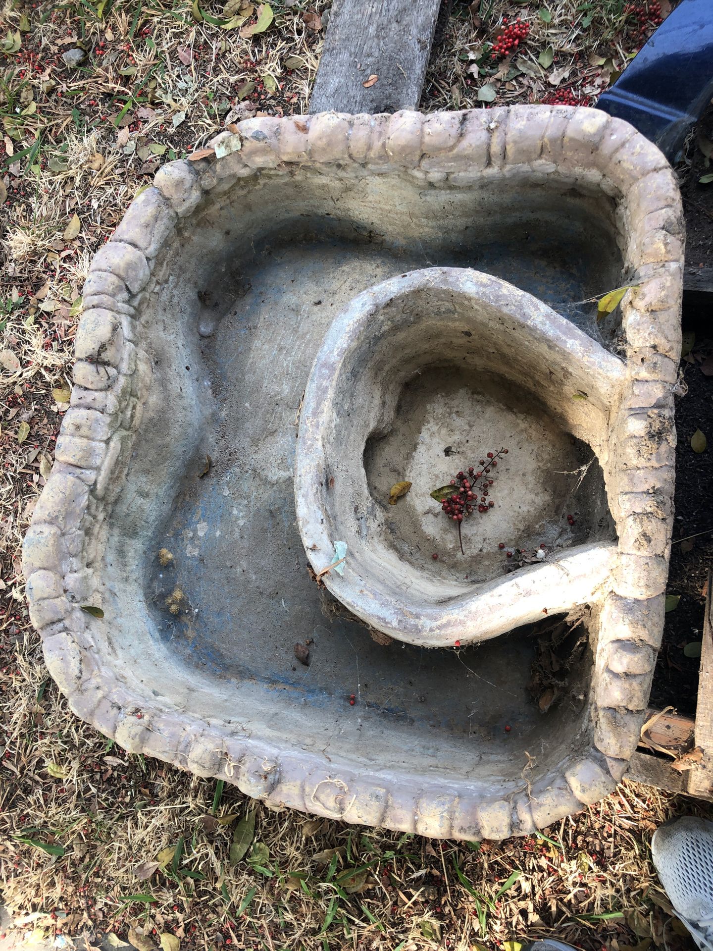 Cement water fountain