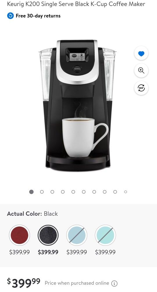Keurig Single serve K-pod coffee machine
