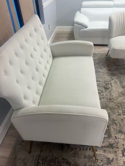 White couch