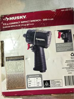Husky Impact Wrench 500 ft lbs NEW