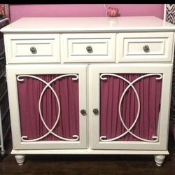 ✨ Vintage Bombay White Dresser + Nightstand✨
