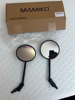 Rear view motorbike mirrors
