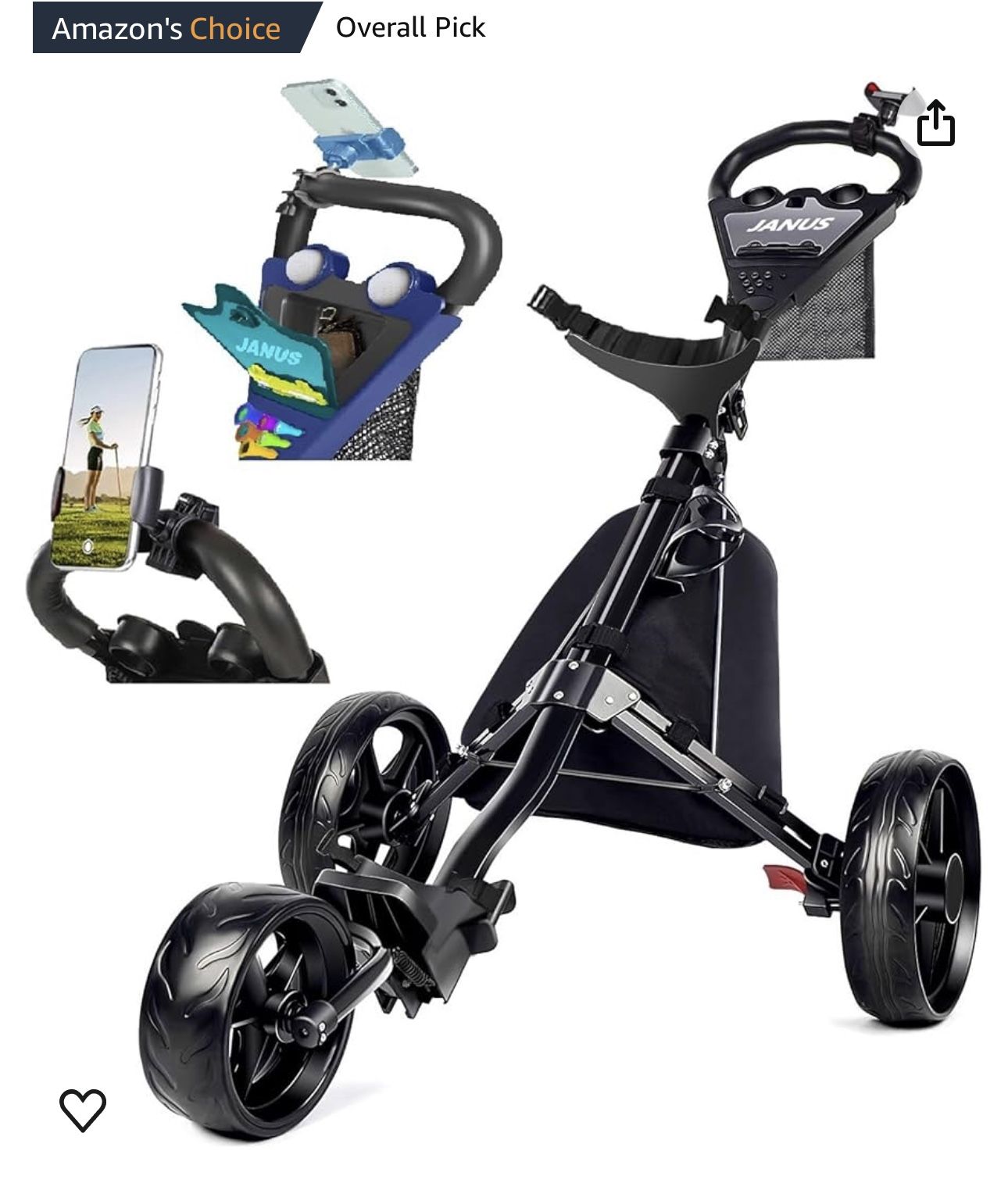 Foldable Golf Cart, New