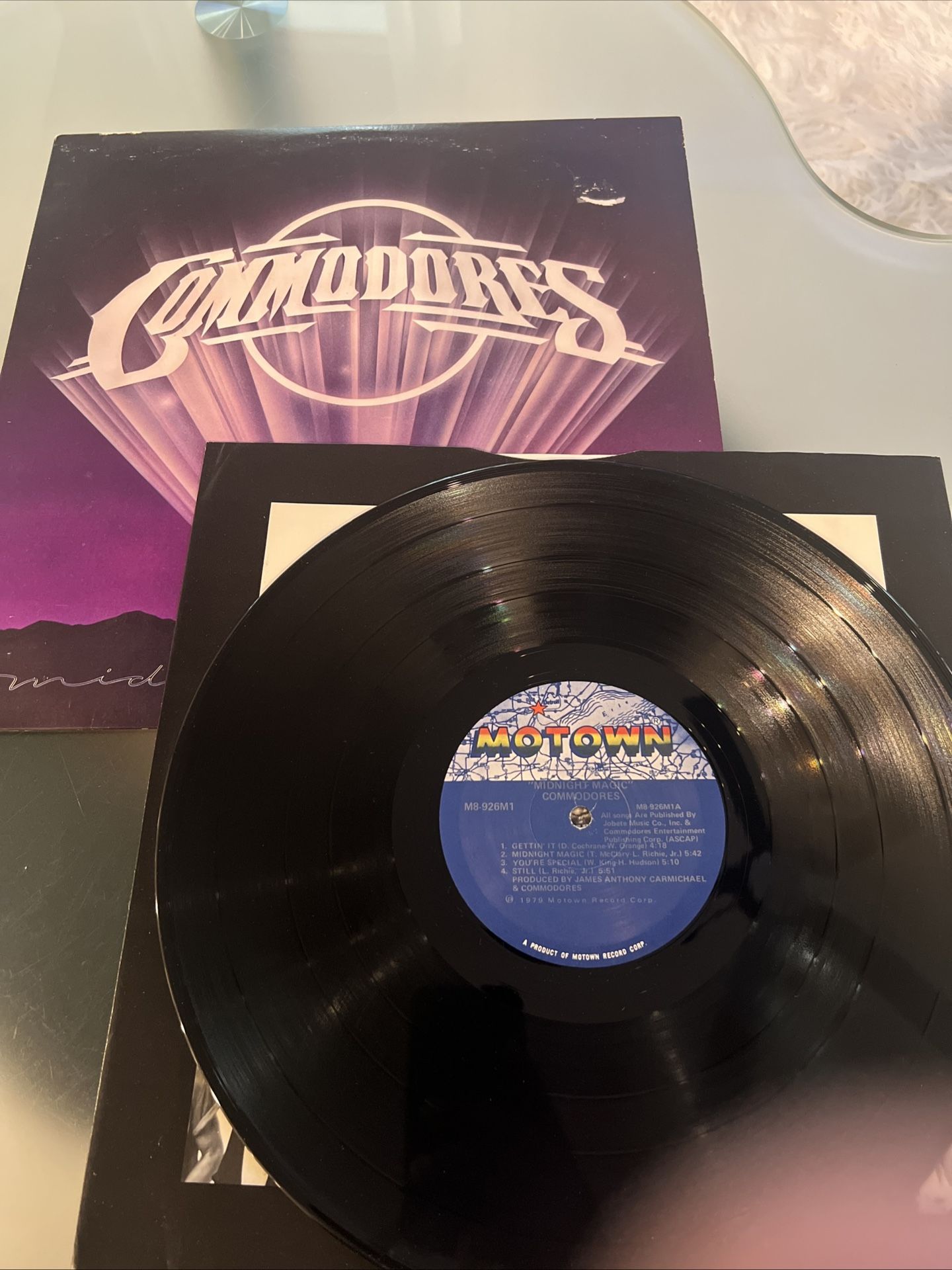 COMMODORES “MIDNIGHT MAGIC” ORIGINAL VINYL LP, MOTOWN RECORDS