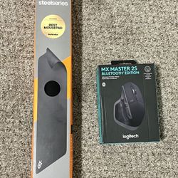 Logitech Bluetooth Mouse And Xxl Mouse Pad 