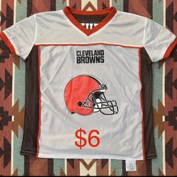 NFL Flag Football Cleveland Browns Reversible Jersey Kids YOUTH Large