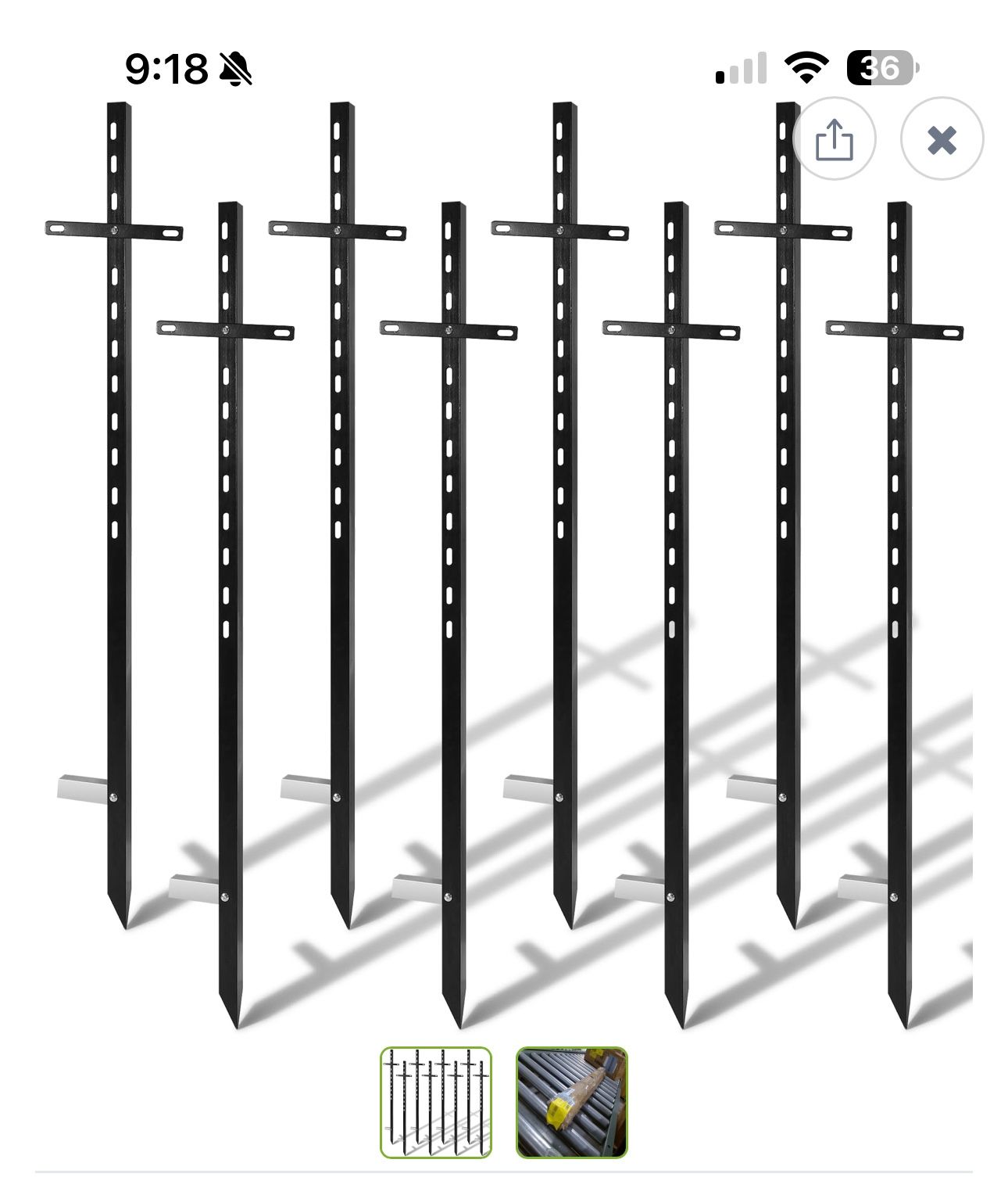 Gisafai Yard Sign Stakes
