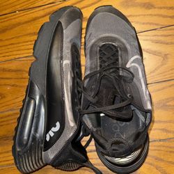 Nike Air Max 2090 Mens Size 12 Black Wolf Gray Shoes Low Top Sneakers BV9977-001