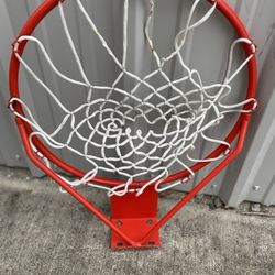 Metal Basketball 🏀 Ring For Goal Replacement. String net Included