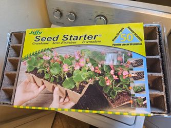Jiffy Seed Starter Kit - Grows 50 Plants