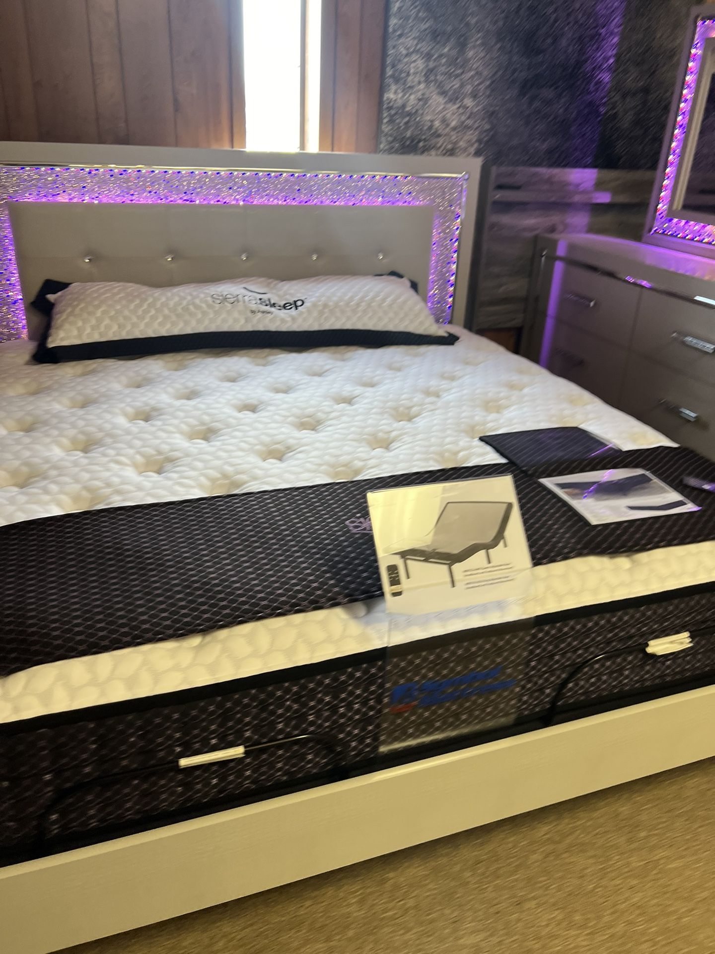 LED lighted Beautiful Bed!