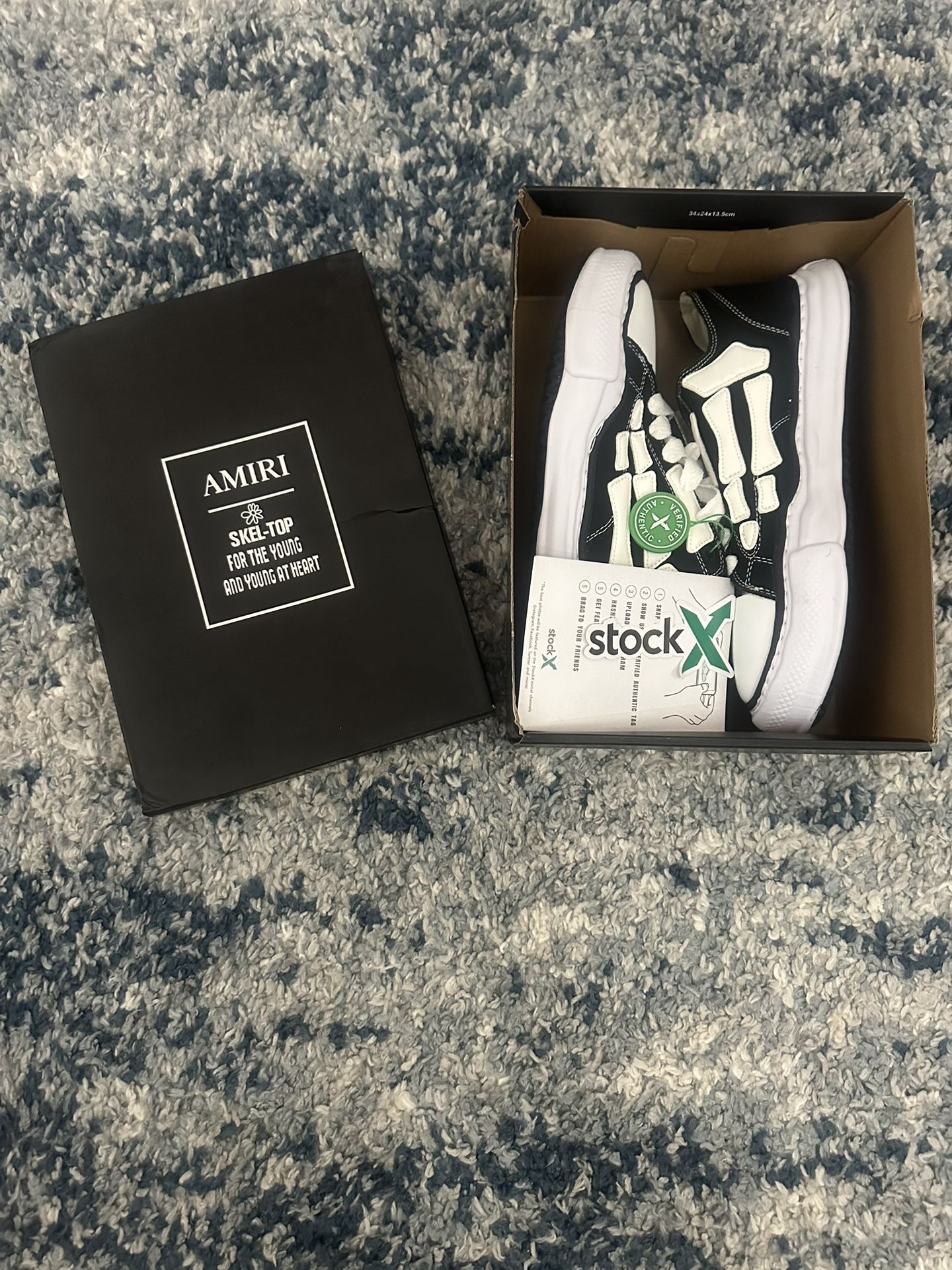 Amiri skel top trainers