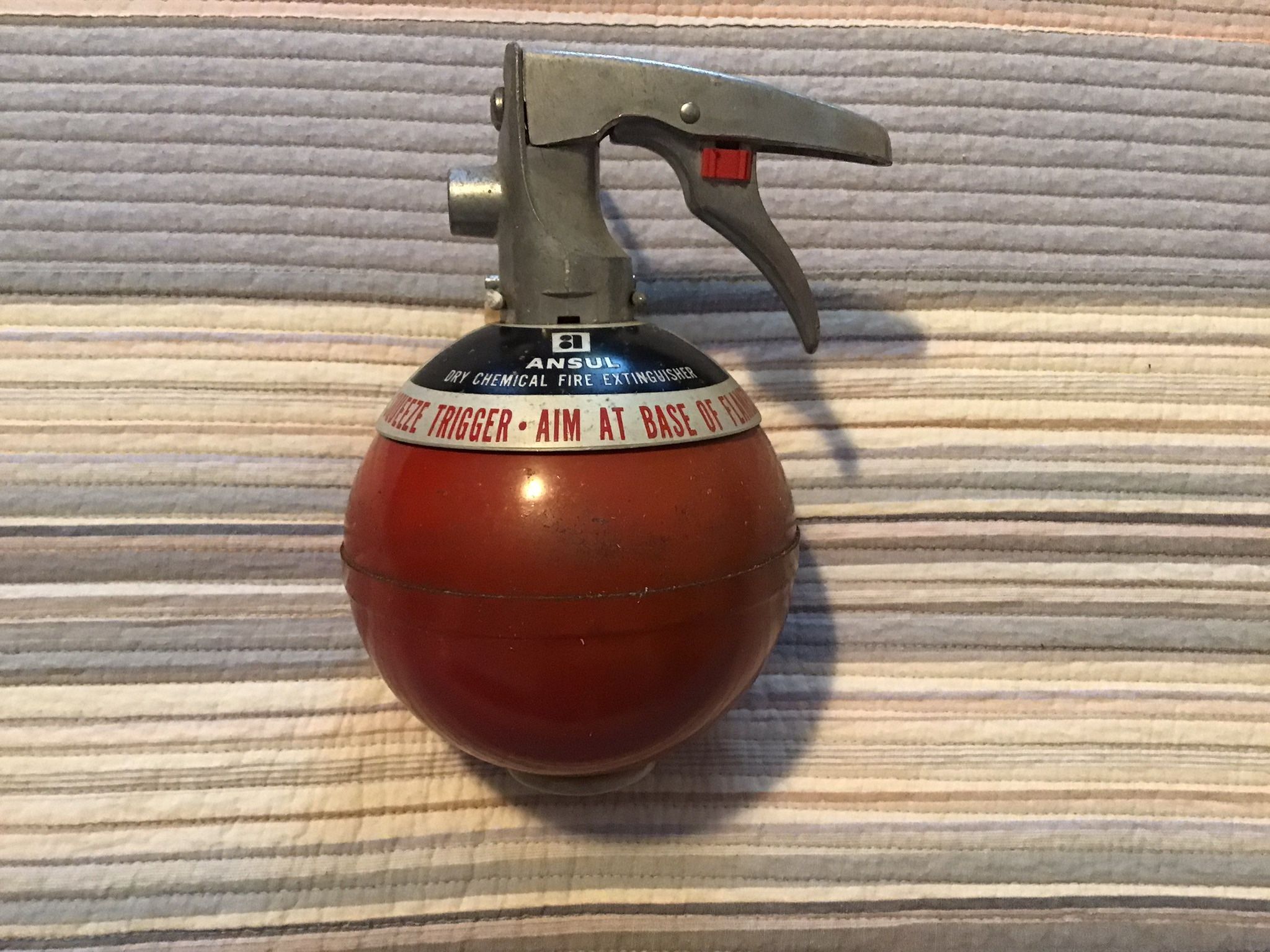 Vintage Ansul Marine Boat Fire Extinguisher
