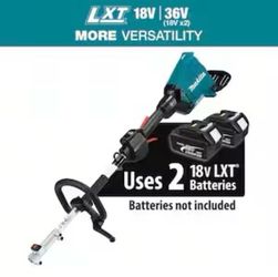 Makita XUX01ZM5 36V (18V X2) LXT Brushless Couple Shaft Power Head with String Trimmer Attachment