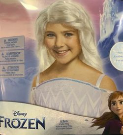 Brand new Disney Frozen Elsa child costume wig