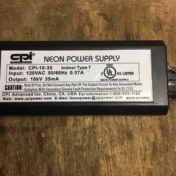CPI-10-35neon Power Supply 