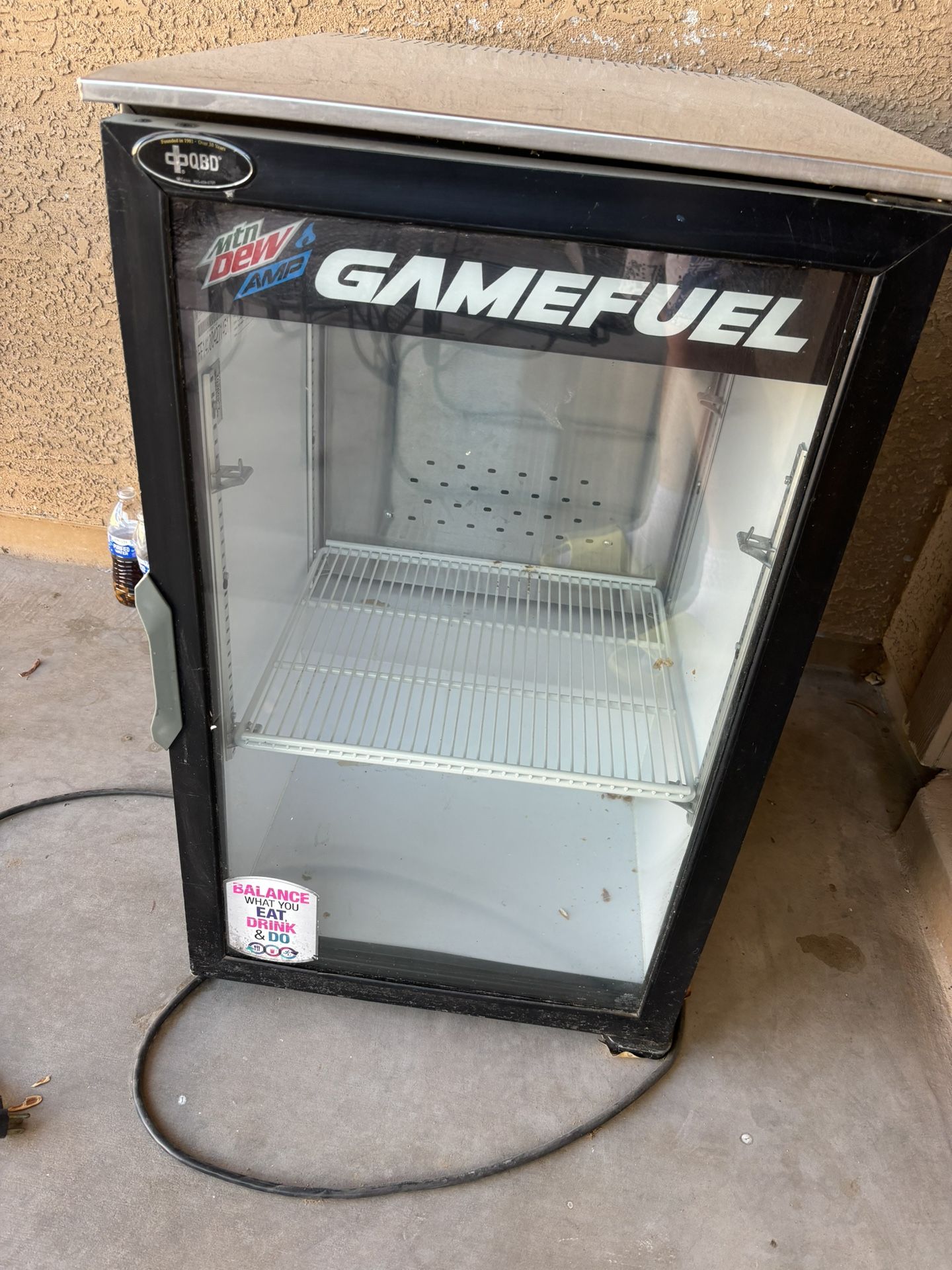 Game Fuel Fridge. Bigger Then Mini. Pretty Good Size