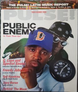Vintage Tower Records Pulse Magazine Public Enemy 
