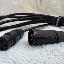 25ft Canare XLR Mic Cable - Neutrik Gold Connectors