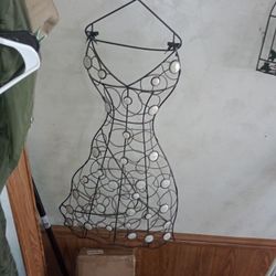 Vintage Wire Figure Of A Woman 
