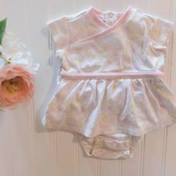 Tea Collection Baby Girl 3 Month Skirted Summer Romper Dress Outfit