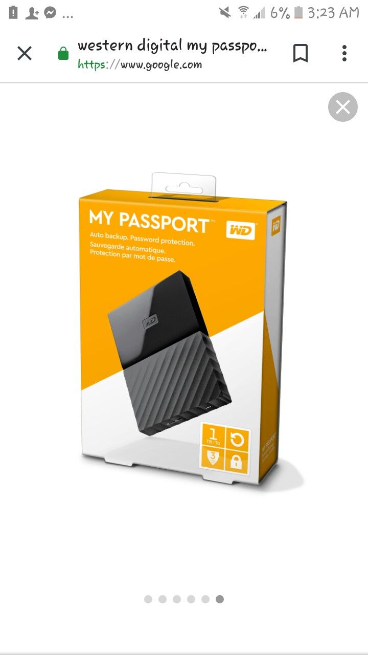 My passport computer storage