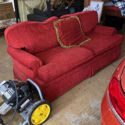 Deep red Sofa