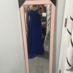 Royal Blue Prom Dress Size 8