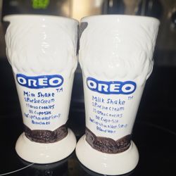 Vintage Ceramic Oreo Cups